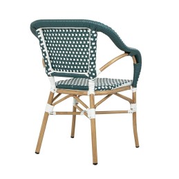 Krzesło CAFE MIRAMAR turkus / morski      rattan King home - 3